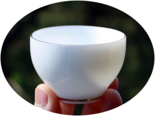 Gong Fu tea cup butter jade small A